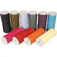 Paper Yarn, thickness 1.8 mm, L: 470 m, 10x250 g, bold colours [HOB-41681]