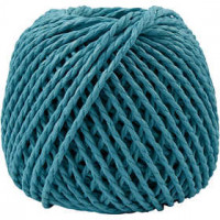 Paper Yarn, thickness 2.5-3 mm, approx. 42 m, 150 g, turquoise [HOB-41728]