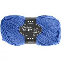 Fantasia Acrylic Yarn, L: 80 m, 50 g, blue [HOB-421760]