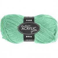 Fantasia Acrylic Yarn, L: 80 m, 50 g, mint green [HOB-421803]