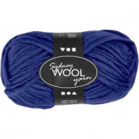 Sydney Yarn, L: 50 m, 50 g, blue [HOB-44674]