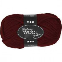 Sydney Yarn, L: 50 m, 50 g, claret [HOB-44675]