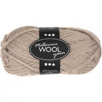 Melbourne Yarn, L: 92 m, 50 g, beige [HOB-44712]