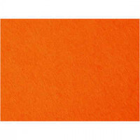 Craft Felt, sheet 42x60 cm, thickness 3 mm, orange, 1sheet