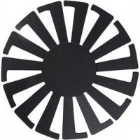 Basket Weaving Template, D: 14 cm, H: 8 cm, 10 pcs, black [HOB-47451]