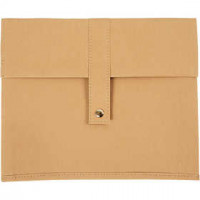 Faux Leather Tablet Pouch, L: 26,5 cm, H: 22 , light brown, 1pc [HOB-49891]