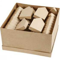 Houses, H: 12.5+15 cm, thickness 23 mm, 66 pcs [HOB-50434]