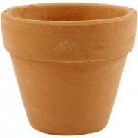 Flower Pots, D: 7 cm, H: 6.5 cm, 24 pcs [HOB-50652]