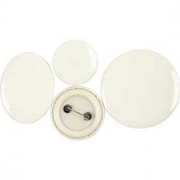 Badges, D: 20-40 mm, 100 pcs [HOB-51296]
