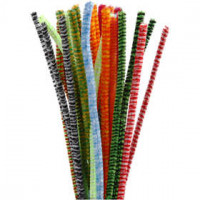 Pipe Cleaners, thickness 6 mm, L: 30 cm, 30 mixed, asstd colours [HOB-51632]