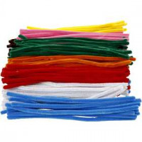 Pipe Cleaners, thickness 9 mm, L: 30 cm, asstd colours, 200mixed