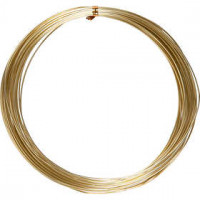 Aluminium Wire, thickness 1 mm, 16 m, gold [HOB-518314]