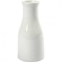 Vase, H: 13 cm,  170 ml, white, 6pcs [HOB-55636]