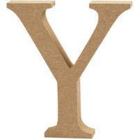 Letter, H: 13 cm, thickness 2 cm, 1 pc, MDF [HOB-56334]