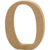 Number, H: 13 cm, thickness 2 cm, 1 pc, MDF [HOB-56338]