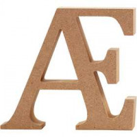Letter, H: 13 cm, thickness 2 cm, 1 pc, MDF [HOB-56349]