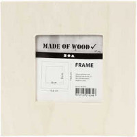 Frame, size 15.8x15.8 cm, carving: 8x8 cm, 1 pc, plywood [HOB-567970]