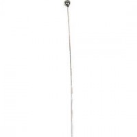 Ball Head Pins, L: 60 mm, silver-plated, 20pcs
