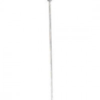 Head Pins, L: 50 mm, silver-plated, 30pcs