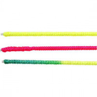 Wire with Nylon, L: 40 cm, thickness 1,5 mm, neon yellow, neon multi, neon pink, 6mixed
