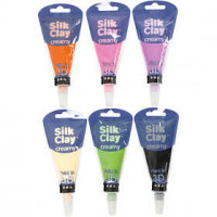 Silk Clay® Creamy, asstd. colours, 6x35ml