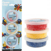 Foam Clay®, 3x14 g, blue, yellow, red [HOB-78139]