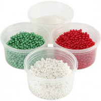 Pearl Clay®, 3x25 g, 38 g, 1 set, green, white, red [HOB-78717]
