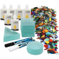 Mosaic Ornaments, 40 pcs, 1 set [HOB-97417]