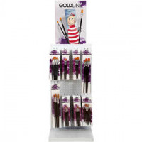 Gold Line Brushes, H: 850 mm, W: 400 mm, 96 sales units, white [HOB-974483]