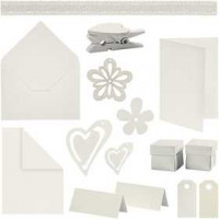 Happy Moments - Card Making Kit, 160 sales units, off-white [HOB-97597]