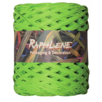 Raffia Synthetic Appelgroen - Roll of 200 meters (1 roll) [HV-RAFAG]