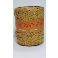 Raffia Cord Twisted Brown 150 meter (1 roll) [HV-RAFB]
