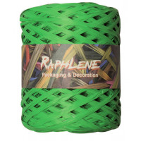 Raffia Synthetic Green - Roll of 200 meters (1 roll) [HV-RAFGR]