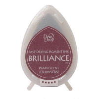 Ink Pads Brilliance Dew drops Pearlescent Crimson (1 pc) [BD-000-062]