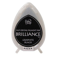 Ink Pads Brilliance Dew drops Graphite Black (1 pc) [BD-000-082]
