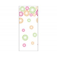 Printed Bags little Flowers 10.2x6.4x24.1cm with side gusset (100 pieces) [G4BD]