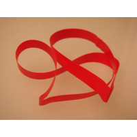 Decorative Loops Vinyl Stretch Red 40.5cm (50 pieces) [16CVLRD]