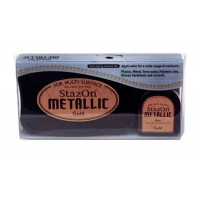 Ink Pads Stazon + Refill Metallic Gold (1 pc) [SZ191]
