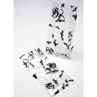 Printed Bags Bats 8.9x5.1x19.1cm with side gusset (100 pieces) [G3BOO]