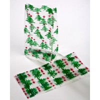Printed Bags Christmas Trees 10.2x6.4x24.1cm with side gusset (100 pieces) [G4CTR]