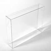 Plastic Gift Boxes 20.6x5.1x25.6cm Crystal Clear (25 pieces) [FPB244]