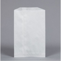 Paper Bags White 15x20cm White Kraft 40grs (100 pieces) [PAGK1520]