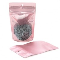 Stand Up Pouches Transparent/Rosé Gold 10.2x6x15.2cm | 57 grams (100 pieces) [ZBGRG2]