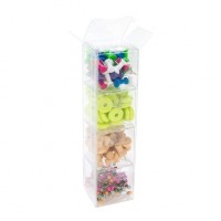 Plastic Gift Boxes set - 4 boxes - 4x4x15.4cm (25 pieces) [NBS3]