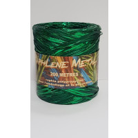 Curling Ribbon Raffia Metal dark Green 200 meter (1 roll) [HV-RAM200DGR]