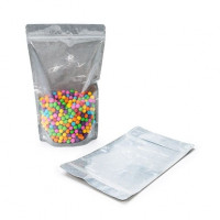 Stand Up Pouches Rice Paper Transparent/Black 17x9x28.5cm | 340 grams (100 pieces) [ZBGR4BC]