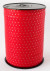 Curling Ribbon with Dots Red 10 mm x 225 mtr (1 roll) [HV-PLS10R]