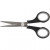 Kids scissors, L: 14 cm, 1 pc, black [HOB-11197]