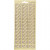 Stickers, sheet 10x23 cm, 1 sheet, gold [HOB-170119]