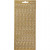 Stickers, sheet 10x23 cm, 1 sheet, gold [HOB-170218]